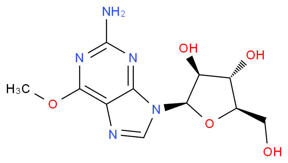 Nelarabine_分子结构_CAS_121032-29-9)