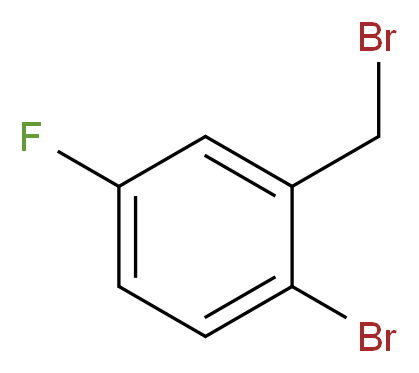 2-Bromo-5-fluorobenzyl bromide_分子结构_CAS_112399-50-5)