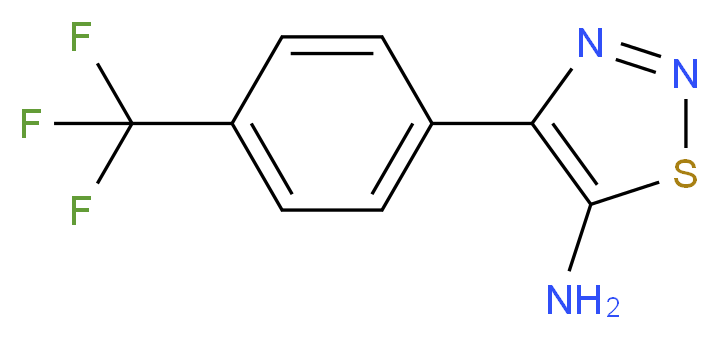 4-[4-(trifluoromethyl)phenyl]-1,2,3-thiadiazol-5-amine_分子结构_CAS_423769-76-0)