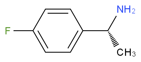 (1R)-1-(4-fluorophenyl)ethan-1-amine_分子结构_CAS_374898-01-8