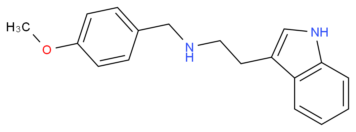 2-(1H-indol-3-yl)-N-(4-methoxybenzyl)ethanamine_分子结构_CAS_7390-67-2)