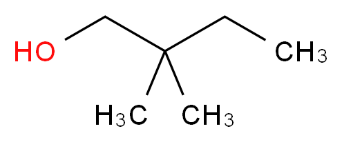 2,2-dimethylbutan-1-ol_分子结构_CAS_1185-33-7