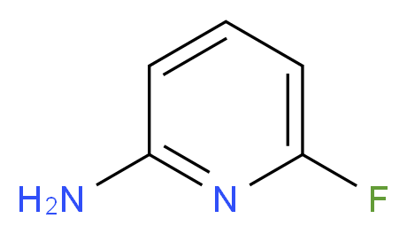 2-氨基-6-氟吡啶_分子结构_CAS_1597-32-6)