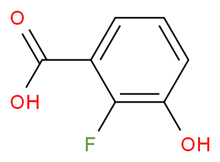 2-Fluoro-3-hydroxybenzoic acid_分子结构_CAS_91658-92-3)