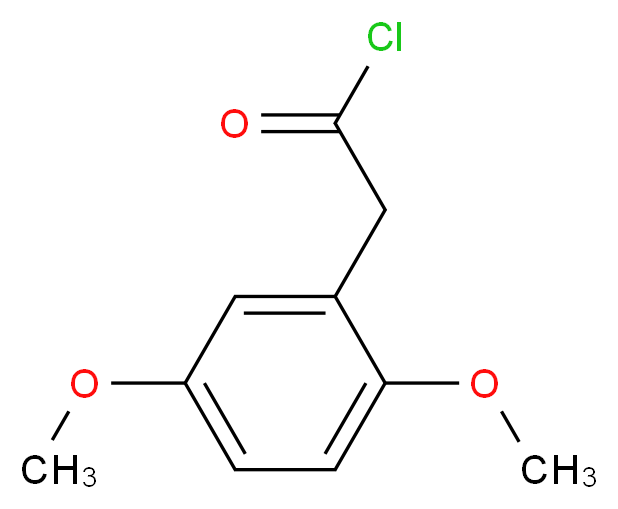 2-(2,5-dimethoxyphenyl)acetyl chloride_分子结构_CAS_52711-92-9