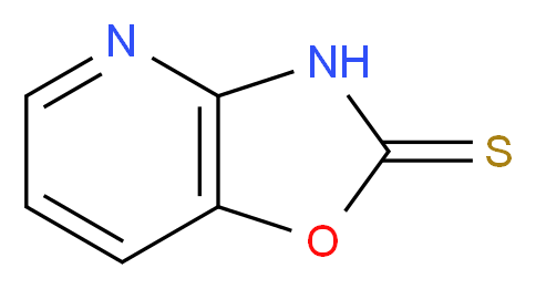 1,3-Oxazolo[4,5-b]pyridin-2(3H)thione_分子结构_CAS_53052-06-5)