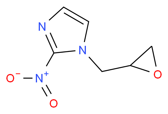 1-(2,3-Epoxypropyl)-2-nitroimidazole_分子结构_CAS_13551-90-1)