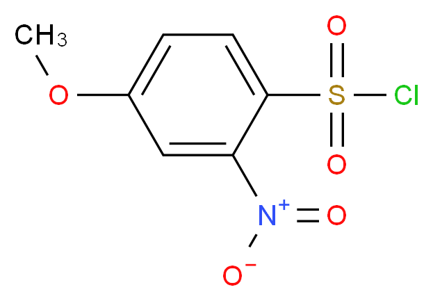 4-methoxy-2-nitrobenzene-1-sulfonyl chloride_分子结构_CAS_18092-54-1