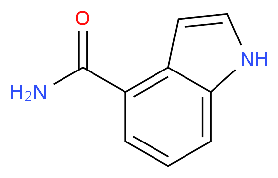 1H-indole-4-carboxamide_分子结构_CAS_)