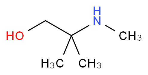 2-methyl-2-(methylamino)propan-1-ol_分子结构_CAS_27646-80-6