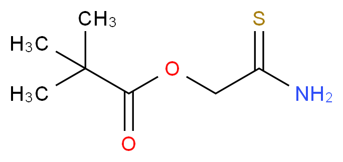 2-Amino-2-thioxoethyl 2,2-dimethylpropanoate_分子结构_CAS_175204-79-2)