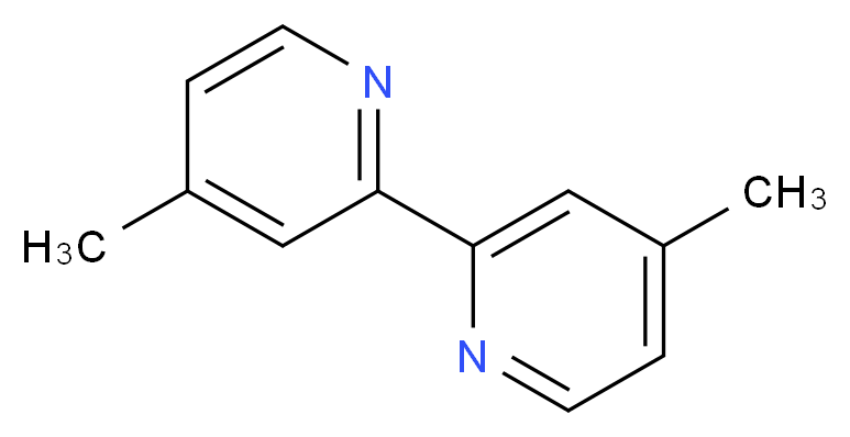 4-methyl-2-(4-methylpyridin-2-yl)pyridine_分子结构_CAS_1134-35-6