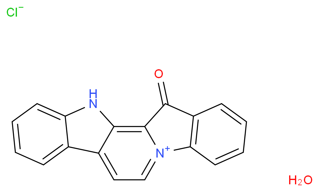 Fascaplysin chloride hydrate_分子结构_CAS_114719-57-2(anhydrous))