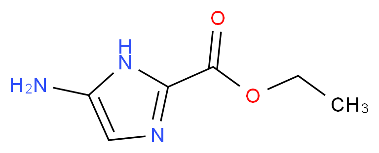 ETHYL 4-AMINO-1H-IMIDAZOLE-2-CARBOXYLATE_分子结构_CAS_83566-37-4)