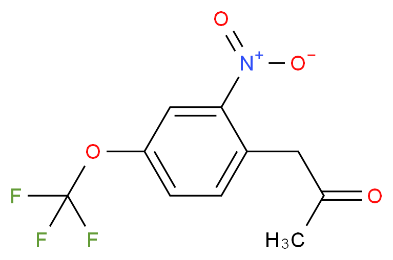1-(2-Nitro-4-(trifluoromethoxy)phenyl)propan-2-one_分子结构_CAS_57330-59-3)