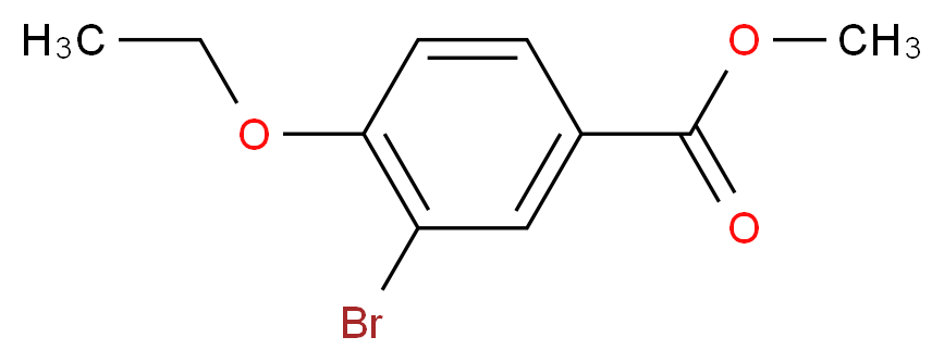 Methyl 3-broMo-4-ethoxybenzoate_分子结构_CAS_24507-28-6)