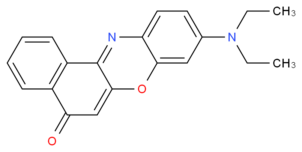8-(diethylamino)-12H-10-oxa-5-azatetraphen-12-one_分子结构_CAS_7385-67-3