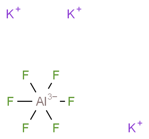 tripotassium hexafluoroalumanetriuide_分子结构_CAS_13775-52-5