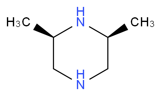 (2R,6S)-2,6-dimethylpiperazine_分子结构_CAS_108-49-6