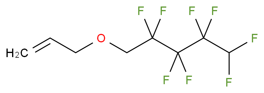 Allyl 2,2,3,3,4,4,5,5-octafluoropentyl ether_分子结构_CAS_3108-07-4)