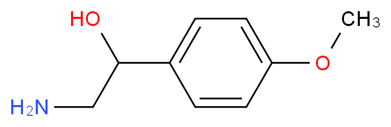 2-amino-1-(4-methoxyphenyl)ethan-1-ol_分子结构_CAS_55275-61-1