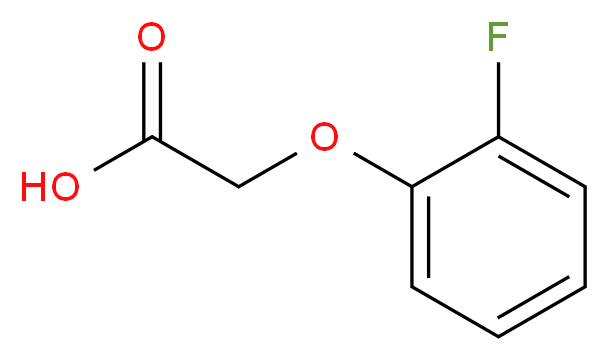 (2-Fluorophenoxy)acetic acid_分子结构_CAS_348-10-7)