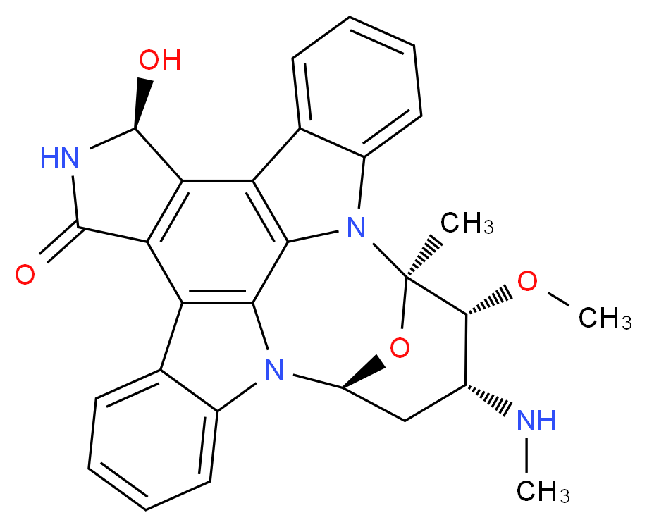 7-Hydroxystaurosporine_分子结构_CAS_112953-11-4)