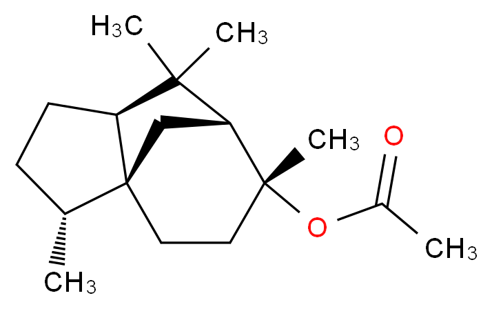 CEDRYL ACETATE_分子结构_CAS_77-54-3)