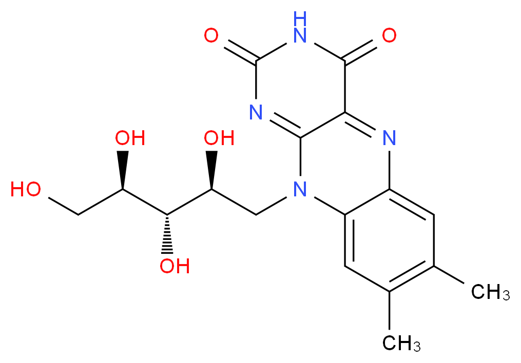 Riboflavin_分子结构_CAS_83-88-5)