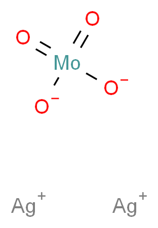 disilver(1+) ion dioxomolybdenumbis(olate)_分子结构_CAS_13765-74-7