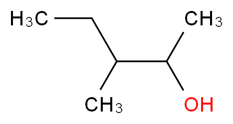 3-甲基-2-戊醇_分子结构_CAS_565-60-6)