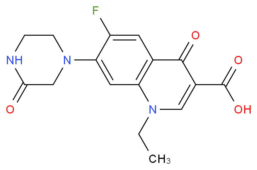 4-Oxo Norfloxacin_分子结构_CAS_74011-42-0)