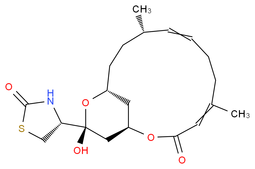 Latrunculin B from Latruncula magnifica_分子结构_CAS_76343-94-7)