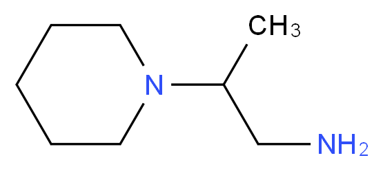 2-(1-piperidinyl)-1-propanamine_分子结构_CAS_54151-70-1)