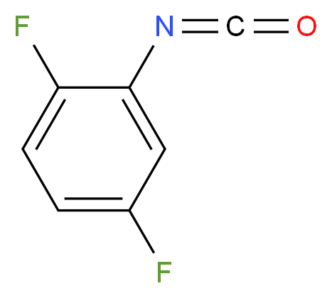 1,4-Difluoro-2-isocyanatobenzene_分子结构_CAS_)