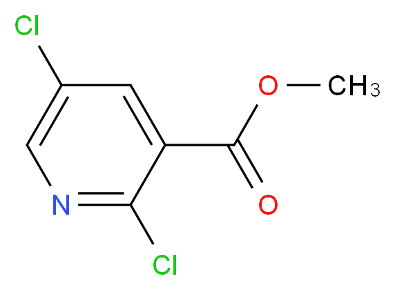 methyl 2,5-dichloropyridine-3-carboxylate_分子结构_CAS_67754-03-4