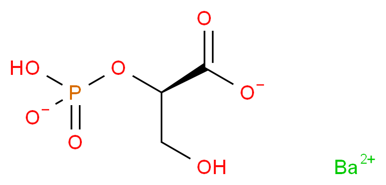 D-2-Phosphoglyceric acid barium salt hydrate_分子结构_CAS_53823-72-6(anhydrous))