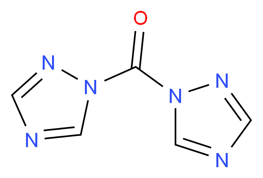 1-(1H-1,2,4-triazole-1-carbonyl)-1H-1,2,4-triazole_分子结构_CAS_41864-22-6