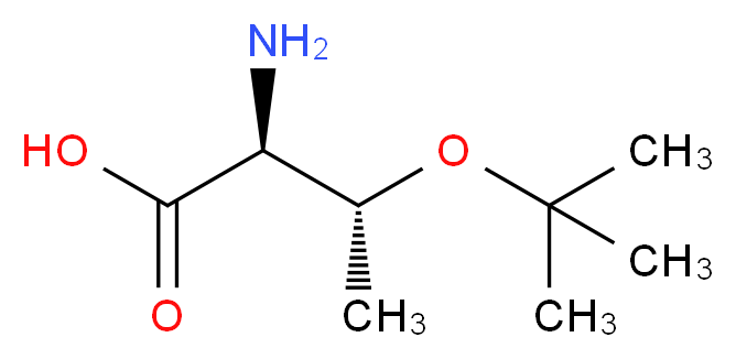 (2S,3R)-2-amino-3-(tert-butoxy)butanoic acid_分子结构_CAS_4378-13-6