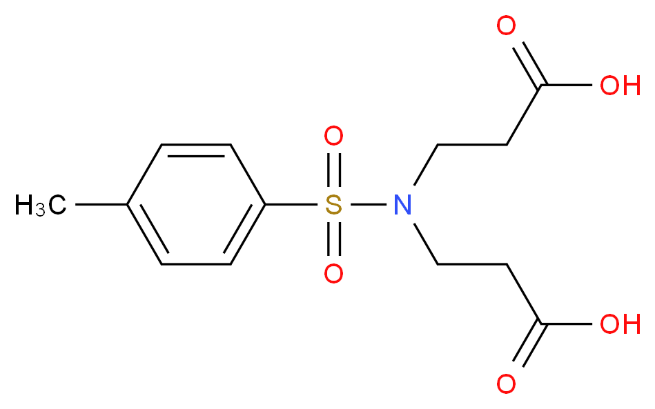 N-对甲苯磺酰咪唑-3,3'-二丙酸_分子结构_CAS_5446-58-2)