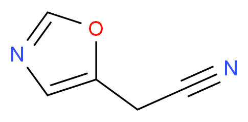 1,3-Oxazol-5-ylacetonitrile_分子结构_CAS_)