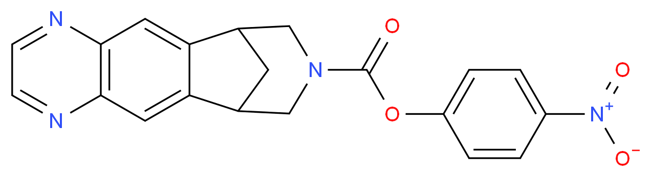 4-nitrophenyl 5,8,14-triazatetracyclo[10.3.1.0<sup>2</sup>,<sup>1</sup><sup>1</sup>.0<sup>4</sup>,<sup>9</sup>]hexadeca-2,4,6,8,10-pentaene-14-carboxylate_分子结构_CAS_1329651-19-5