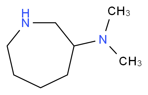 N,N-dimethylazepan-3-amine_分子结构_CAS_933733-52-9