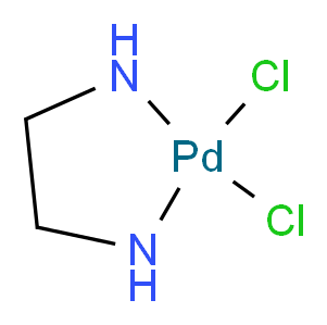 2,2-dichloro-1,3-diaza-2-palladacyclopentane_分子结构_CAS_15020-99-2