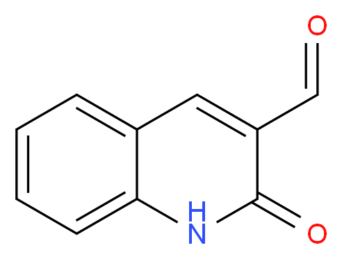 2-oxo-1,2-dihydroquinoline-3-carbaldehyde_分子结构_CAS_)