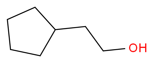 2-cyclopentylethan-1-ol_分子结构_CAS_766-00-7
