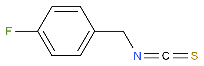 4-Fluorobenzyl isothiocyanate 97%_分子结构_CAS_2740-88-7)