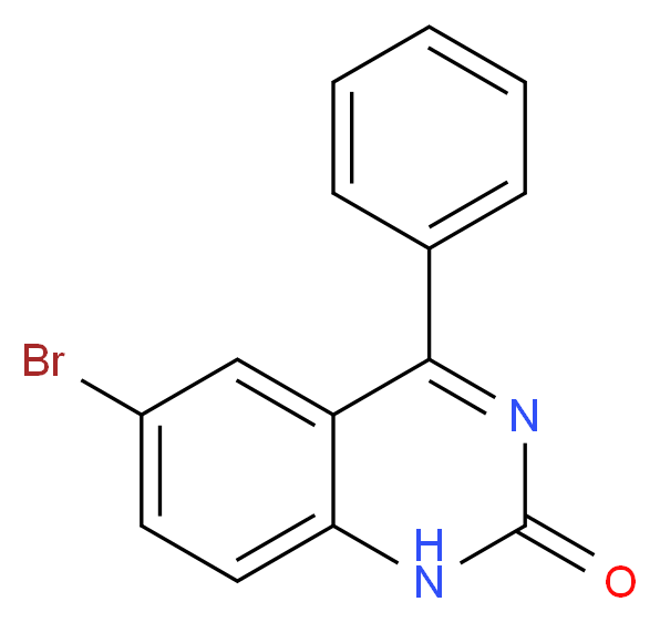 6-bromo-4-phenyl-1,2-dihydroquinazolin-2-one_分子结构_CAS_33443-53-7