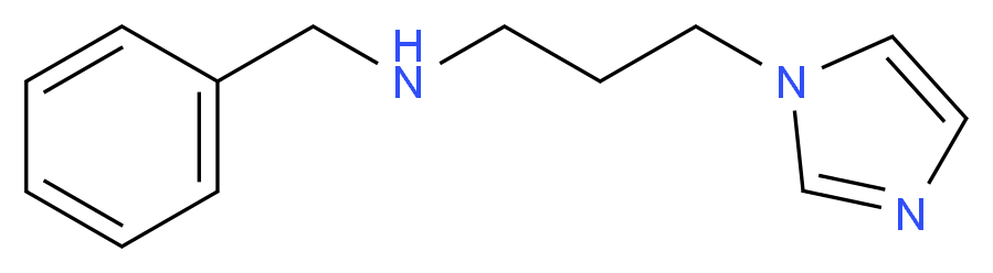 Benzyl-(3-imidazol-1-yl-propyl)-amine_分子结构_CAS_)