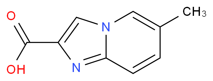 6-methylimidazo[1,2-a]pyridine-2-carboxylic acid_分子结构_CAS_80353-93-1